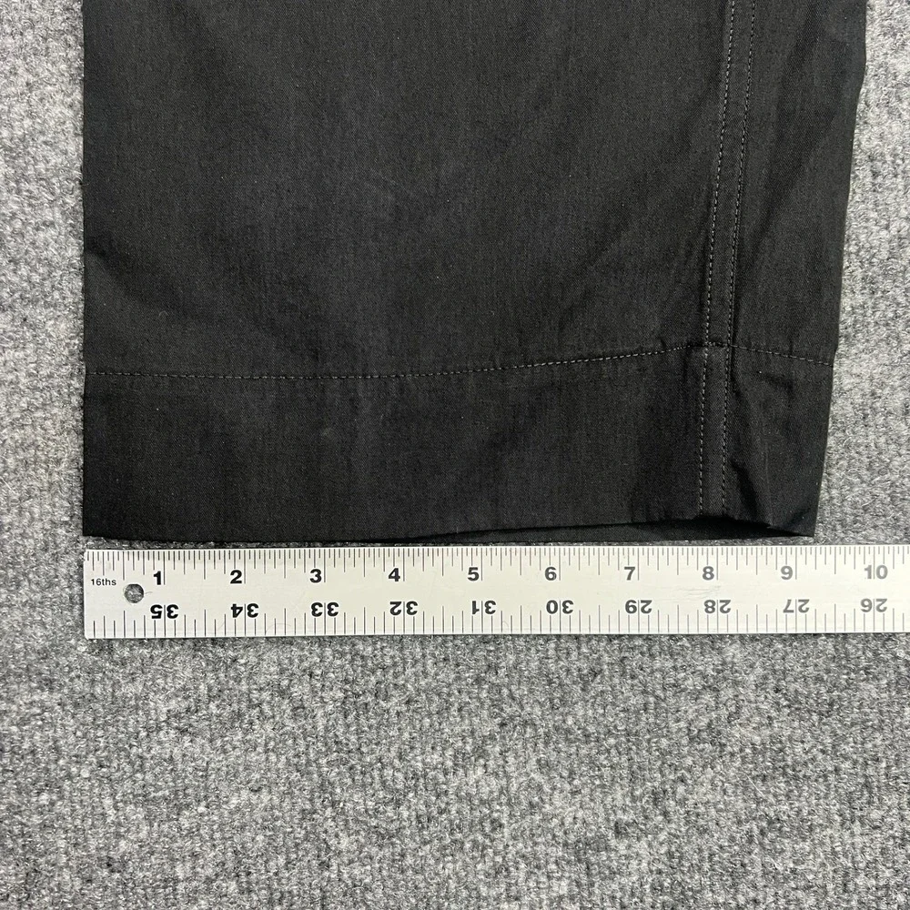 Banana Republic Men 32x30 Mateo Black Cargo Pants Straight Leg Cotton Nylon Rare